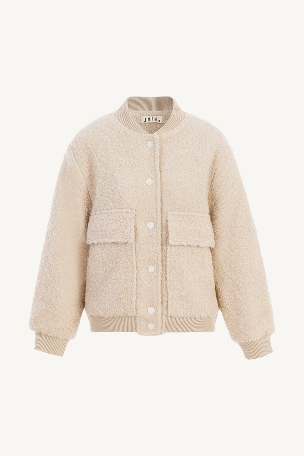 front 毛呢泰迪熊外套