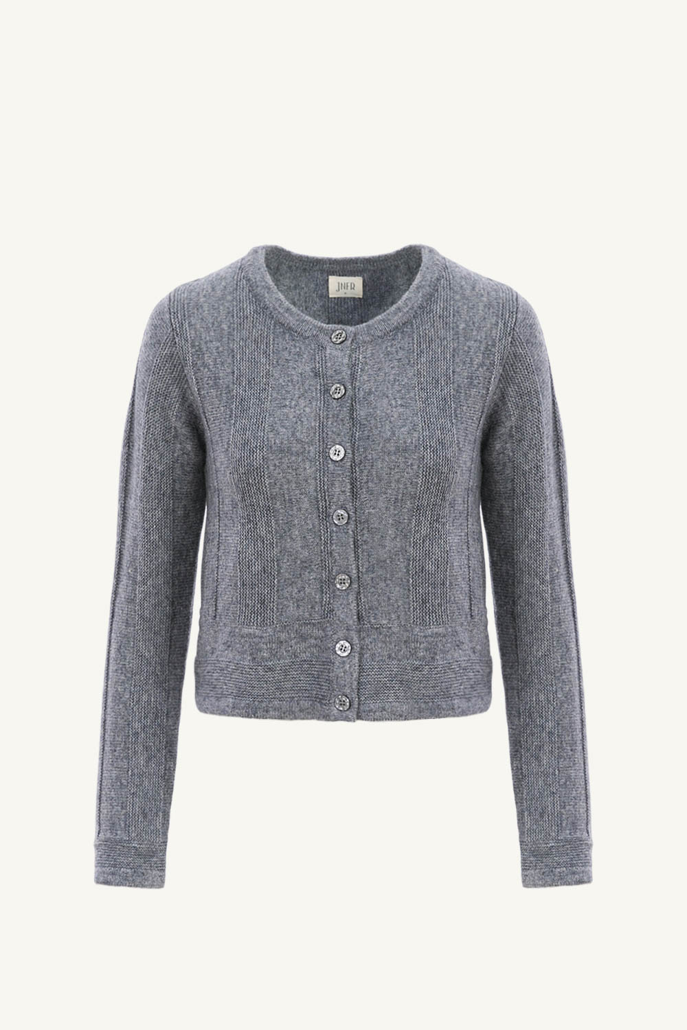 front 羊毛圓領針織衫